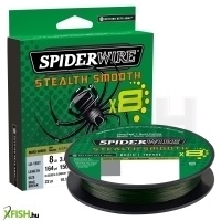 SpiderWire Stealth Smooth8 Filler Spools Mikrokristályos Polimerréteg bevonatú Fonott Pergető Zsinór 300m Sötétzöld 12lb | 5.4kg 0.06mm 0.5lb