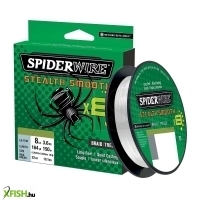 SpiderWire Stealth Smooth8 Filler Spools Mikrokristályos Polimerréteg bevonatú Fonott Pergető Zsinór 300m Áttetsző 6.0kg | 13lb 0.08mm