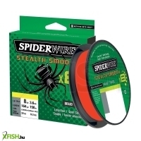 SpiderWire Stealth Smooth8 Filler Spools Mikrokristályos Polimerréteg bevonatú Fonott Pergető Zsinór 300m Piros 7.5kg | 16lb 0.09mm