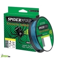 SpiderWire Stealth Smooth8 Filler Spools Mikrokristályos Polimerréteg bevonatú Fonott Pergető Zsinór 150m Kék Camo 23.6kg | 0.23mm