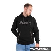 Fox Black / Camo Print Hoody Kapucnis pulóver - Xl
