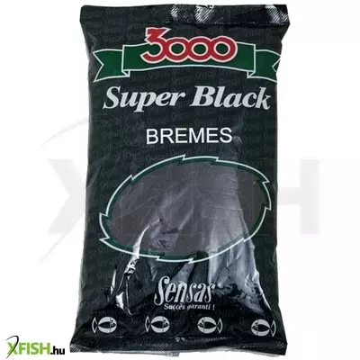 Sensas 3000 Super Black Etetőanyag 1 Kg Bremes Keszegre
