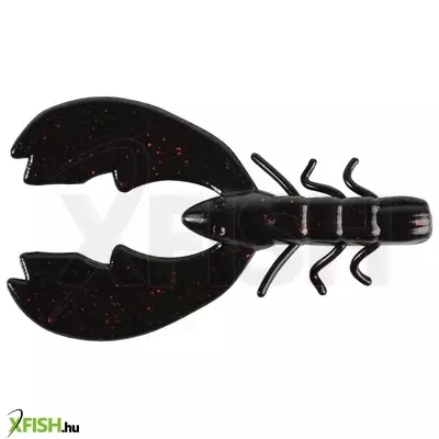 PowerBait Chigger Craw Rák műcsali 3in | 8cm Black Red Fleck 10 Bag