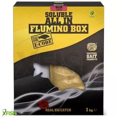 Sbs Etetőanyag Soluble All In Flumino Box Teljes Etetőanyagos Csalis Szett Z Code Pineapple Melegvizes Ananász1000g