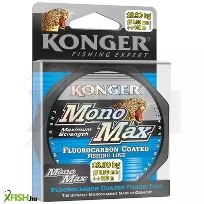 Konger Monomax Fluorocarbon Coated Monofil Előkezsinór 30m 0,10mm 1,7Kg