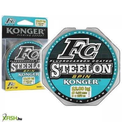 Konger Steelon Fc Spin Monofil Pergető Zsinór 150m 0,14mm 3,4Kg