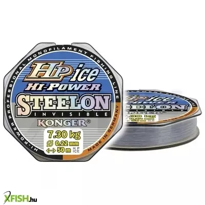 Konger Steelon Hp Hi Power Invisible Ice Monofil Előkezsinór 30m 0,16mm 4,3Kg