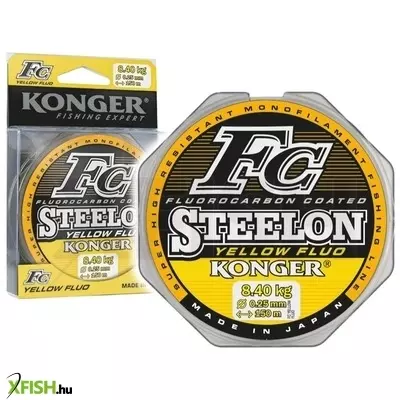 Konger Steelon Fc Yellow Fluo Monofil Pergető Zsinór 150m 0,35mm 13,95Kg