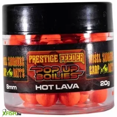 Zadravec Prestige Feeder Pop Up Bojli Hot Lava Forró Láva Csípős Fűszeres 8 mm 20 g