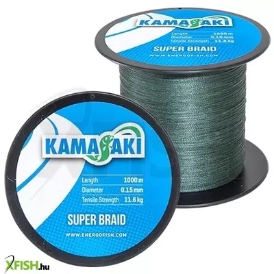 Kamasaki Super Braid Fonott Zsinór 1000M 0,15Mm