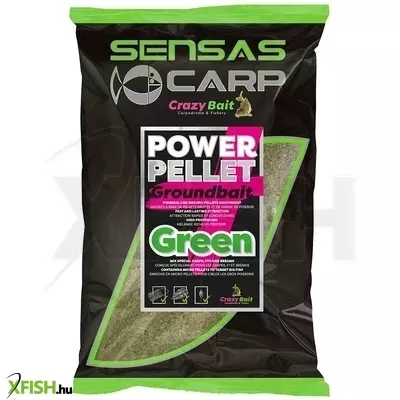 Sensas Uk Big Bag Power Etetőanyag Zöld Pelletes 2Kg