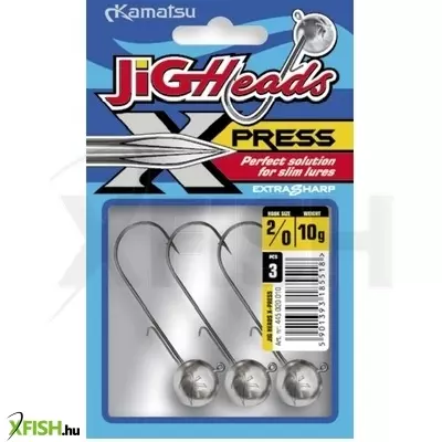 Kamatsu X Press Jig Fej 6/0 3G Bln 3 db/csomag