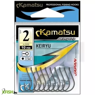 Kamatsu Keiryu 06 Gr Füles Pontyozó Horog Arany 10 db/csomag