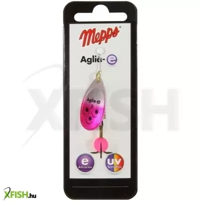 Mepps Aglia-E Papírkártyás Körforgó Villantó | Méret: 5, Szín: Pink, Tömeg: 13 G