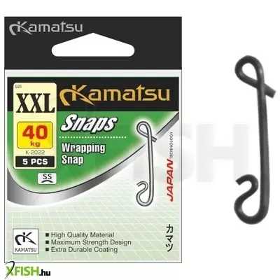 Kamatsu Wrapping Snap Harcsás Kapocs M 18 Kg 5 db/csomag