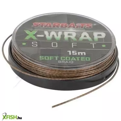 Starbaits X Wrap Soft Coated Braid Előkezsinór 15 M 25 Lb