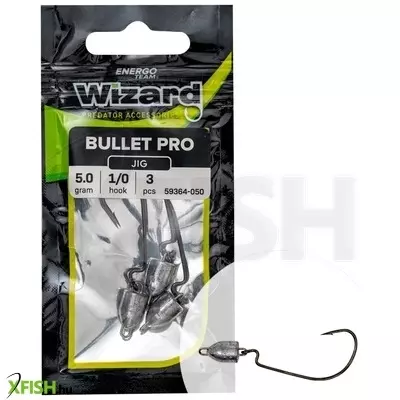 Wizard Bullet Pro Jig Horog 5g 1.0-ás 3db/csomag