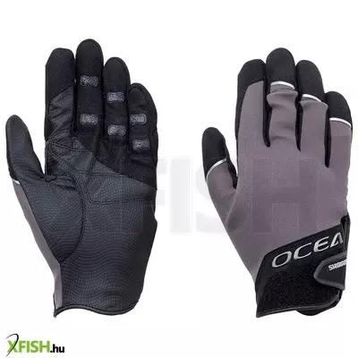 Shimano Apparel Ocea Chloroprene 3D Stretch Glove Kesztyű Szürke M