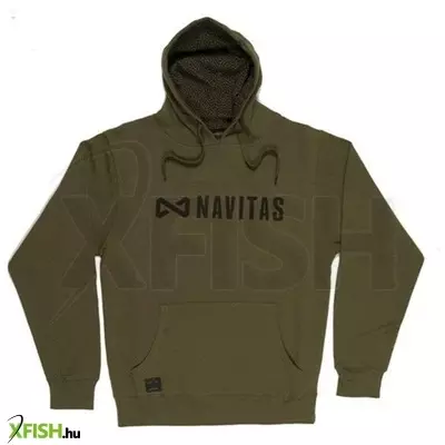 Navitas Core Hoody kapucnis pulóver Green M (NTTH 4605) Kenguru Zsebbel