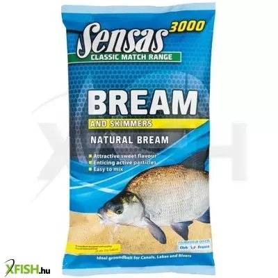 Sensas 3000 Super Bream Etetőanyag Keszegezésre 1 Kg