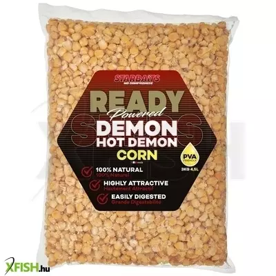 Starbaits Ready Seeds Hot Demon Főzött Kukorica 3Kg