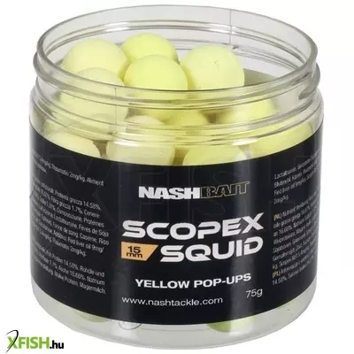 Nash Scopex Squid Airball Pop Up Bojli 15Mm Yellow (75G)