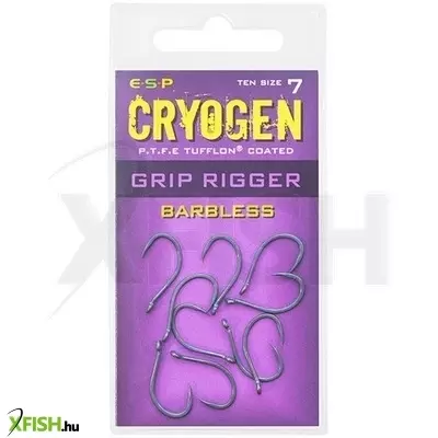 Esp Cryogen Grip Rigger Bs 7 Bojlis Horog Barbless 10Db/cs (241152)