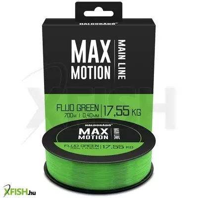 Haldorádó Max Motion Fluo Green 0,40 Mm / 700 M - 17,55 Kg pontyozó zsinór