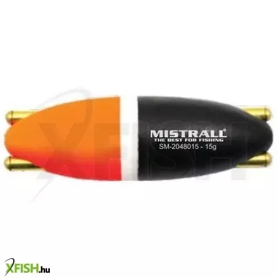 Mistrall Rattle Narancssárga Fekete Harcsázó Úszó 40g 80x30mm 1db/csomag