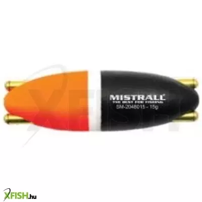 Mistrall Rattle Narancssárga Fekete Harcsázó Úszó 50g 90x35mm 1db/csomag