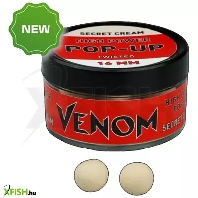 Feedermánia Venom High Power Pop-Up Boilie 16 Mm Secret Cream