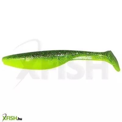 Zfish Fat Belly Shad Gumihal Zöld Sárga 10cm 4db/csomag