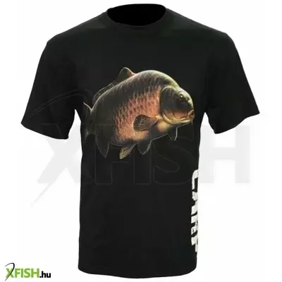 Zfish Carp T-Shirt Black Fekete Póló Xl