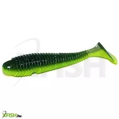 Zfish Wormy Shad Gumihal Zöld Sárga 9,5cm 4db/csomag