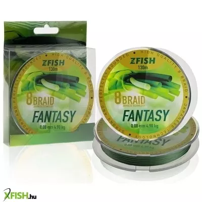 Zfish Fantasy 8-Braid Fonott Zsinór 130M 0,12mm 8,3Kg