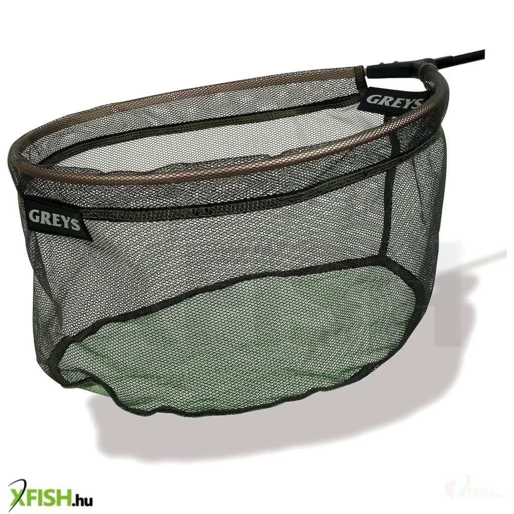 Salabre Greys Rubber Spoon Dual Mesh - Red De Pesca Con Marco De Aluminio, 50.5 Cm De Diámetro, Ideal Para Carpa Y Peces De Río