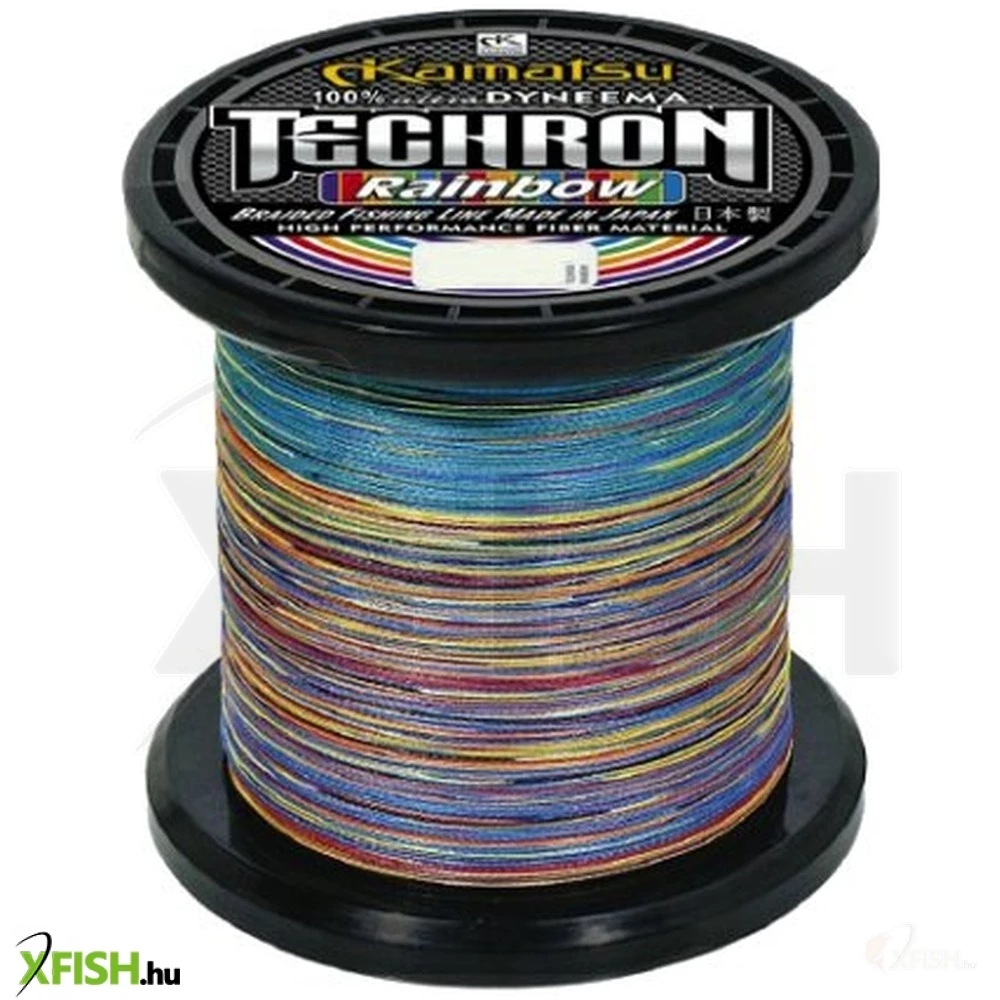 Kamatsu Techron Rainbow Braid Fonott Zsinór 1000m 0,20mm