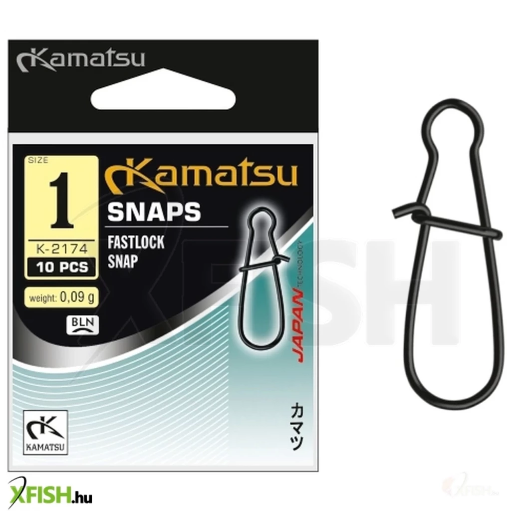Kamatsu Crosslock Snap Per Pesca – 10 Pezzi Per Esche Morte E Luccio
