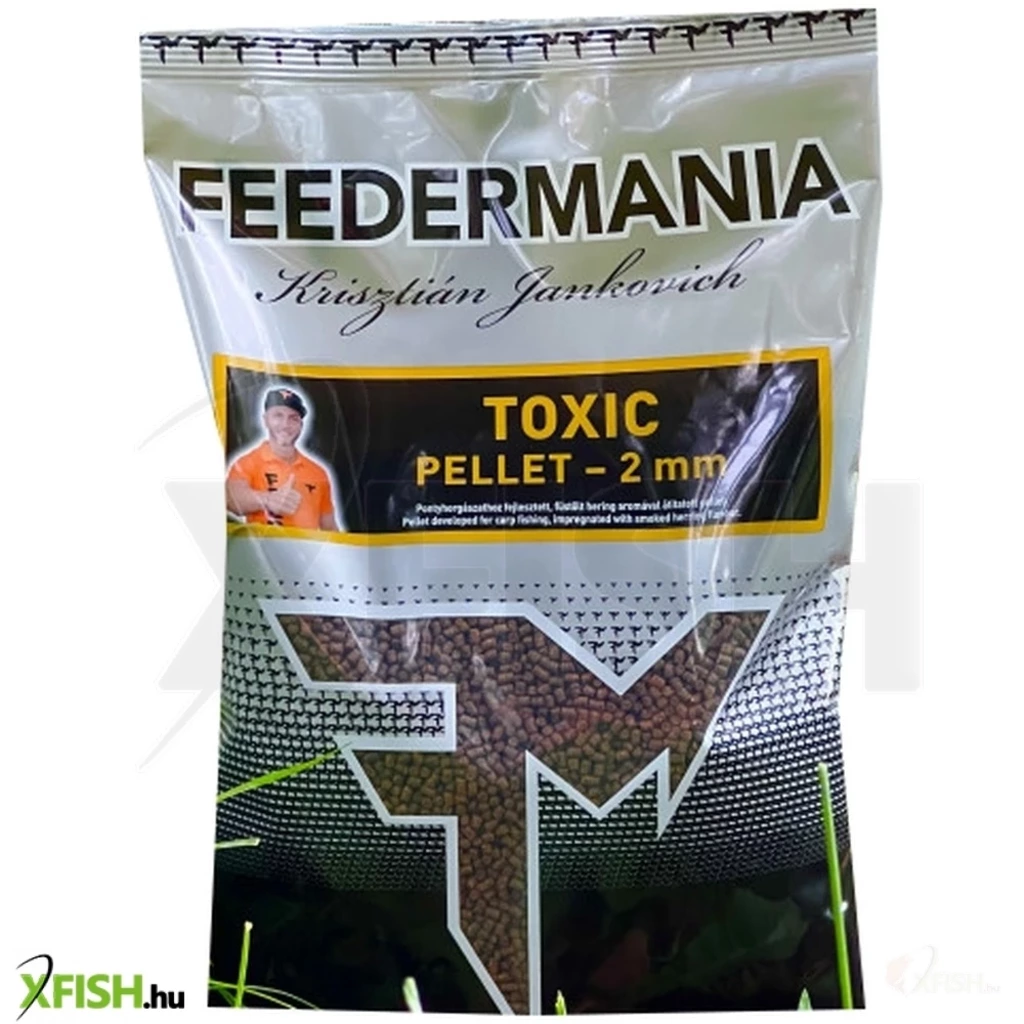 Feedermánia Silver Method Pellet 2 mm Toxic Füstölt Hering