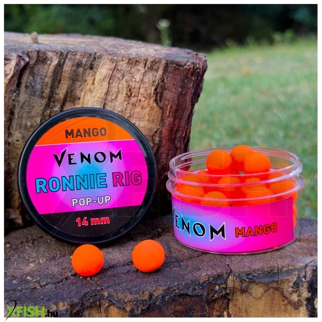 Rarmango Rig Feedermánia Venom Ronnie Rig Pop Up Lebegő Bojli Mangó 14mm