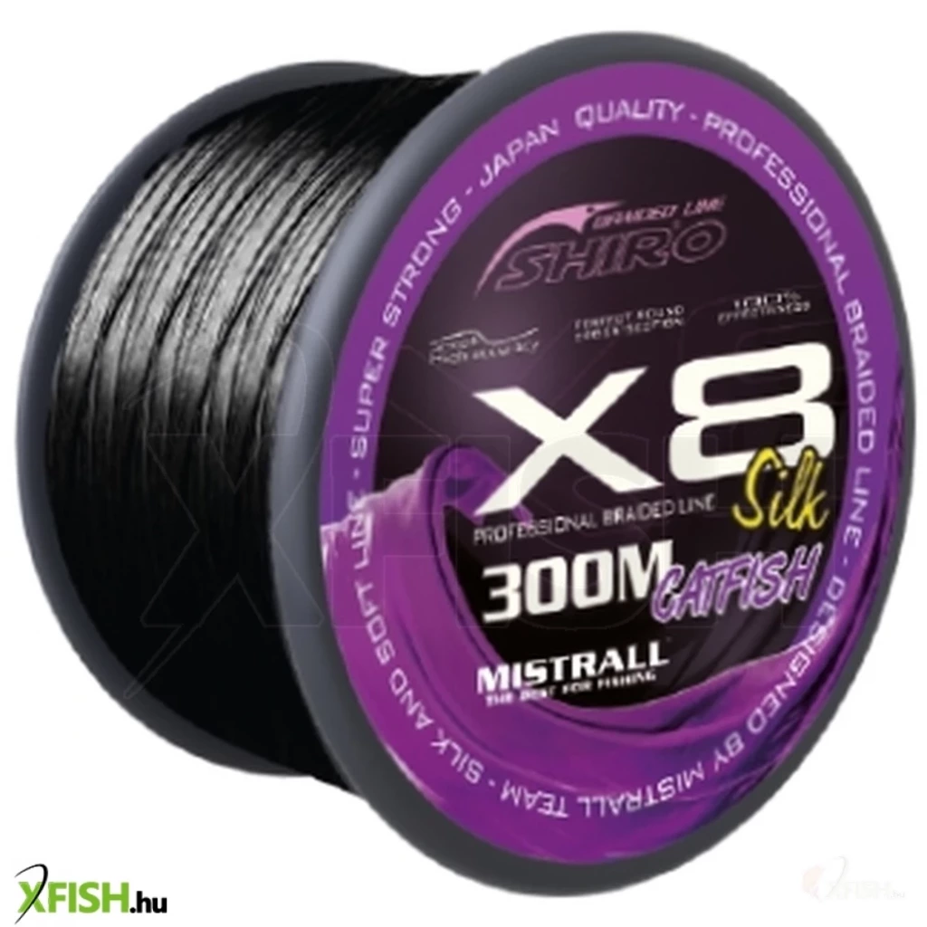 Mistrall Shiro Silk Catfish Braided Line X8 Harcsázó Fonott