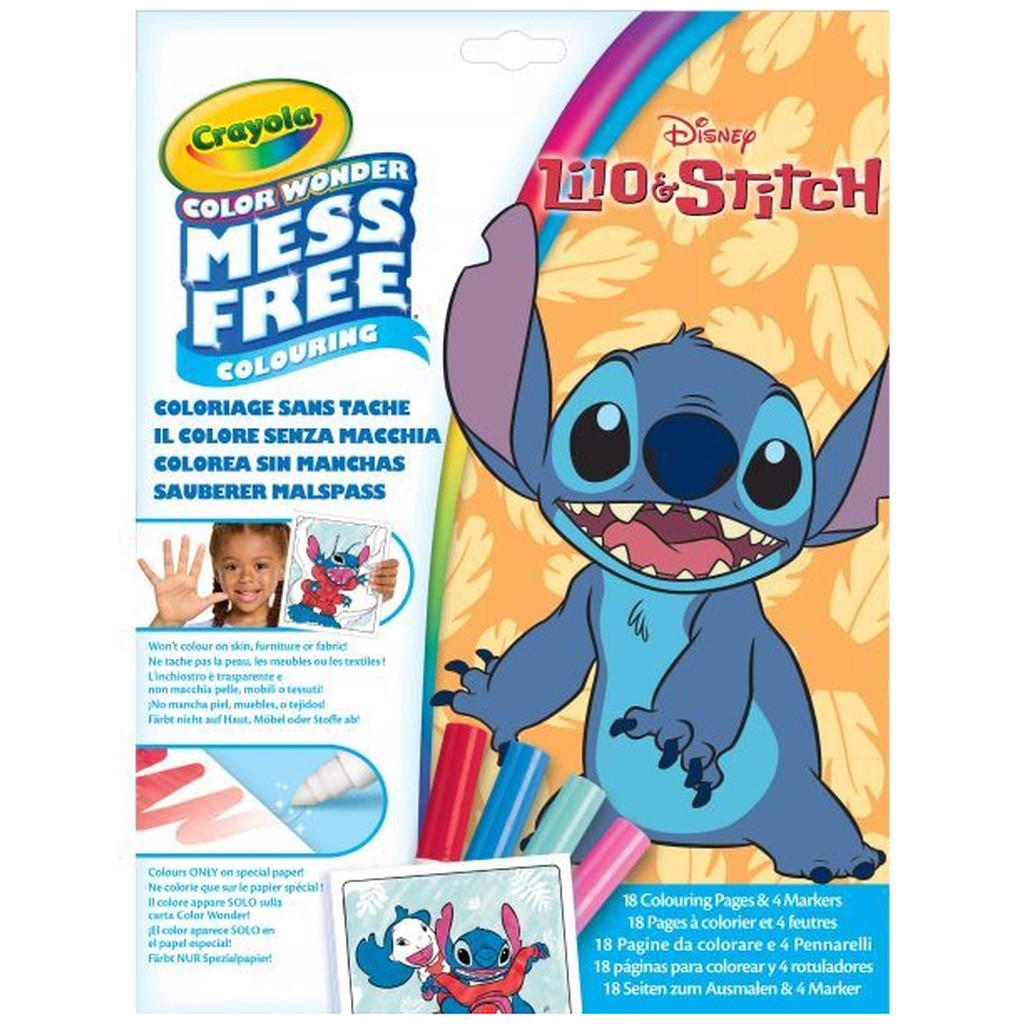 Crayola Color Wonder: Lilo & Stitch maszatmentes kifestő