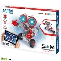 blue rocket sam - építhető robot (130 db), telefonról irányítható