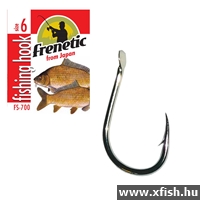 Frenetic 700 Japán Pontyozó Horog Black Nikkel Fekete 8-as 9db/csomag