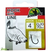 Frenetic Előkötött Horog 0,20mm Horog 4-es 70cm 10db
