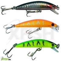 Frenetic Wobbler Flicker | Hossz: 6 Cm, Merülési Mélység: 0-1 M, Szín: Ezüst/Fekete, Tömeg: 3 G