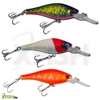 Frenetic Wobbler Bluster | Hossz: 6,5 Cm, Merülési Mélység: 0-1,5 M, Szín: Fehér/Piros, Tömeg: 5,3 G