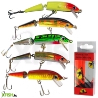 Frenetic Wobbler Jointer | Hossz: 9 Cm, Merülési Mélység: 1-1,5M, Szín: Piros/Arany Csíkos, Tömeg: 8 G