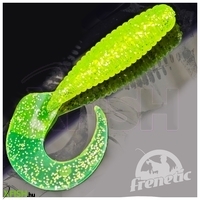 Frenetic Twister Egyfarkú | Kiszerelés: 5 Db / Csomag, Méret: 7 Cm, Szín: Világos Zöld