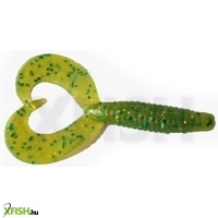 Frenetic Twister Kétfarkú | Kiszerelés: 5 Db / Csomag, Méret: 7 Cm, Szín: Sötétzöld